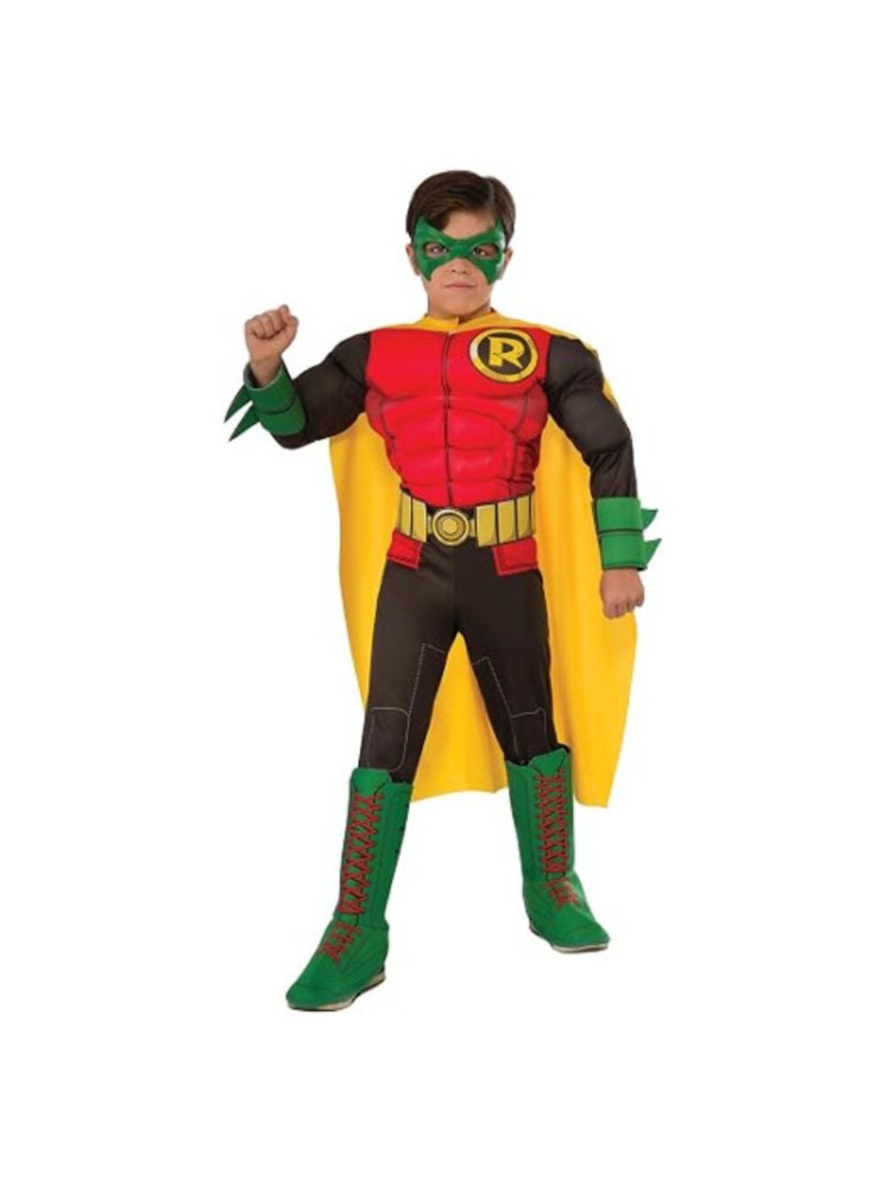 Rubies at Party City DC Teen Titans: Robin Deluxe Costume for Kids